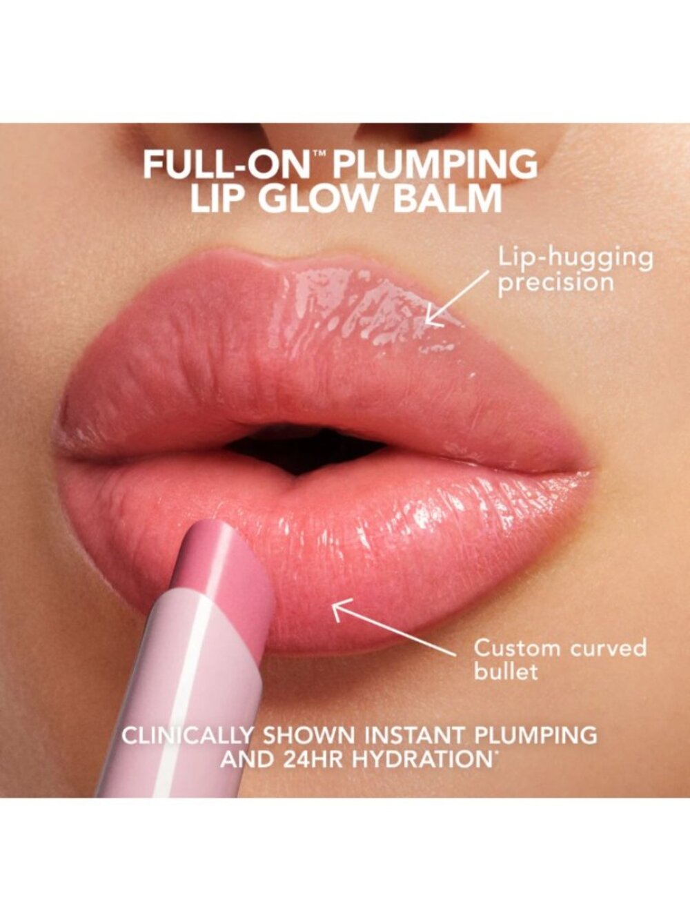 BUXOM Full-On™ Plumping Lip Glow Balm - Dolly Delight (Sheer Mauve) - Picture 3 of 5